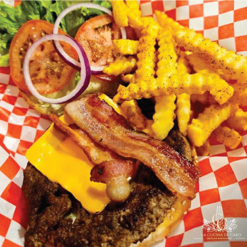 Burger and Fries